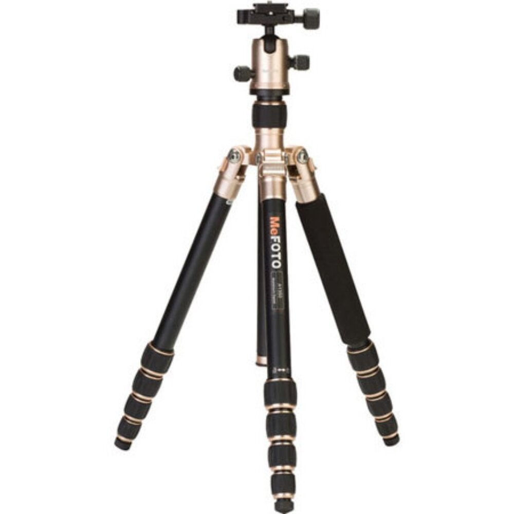 MeFoto Gold Chrome Road Trip DSLR Camera Tripod